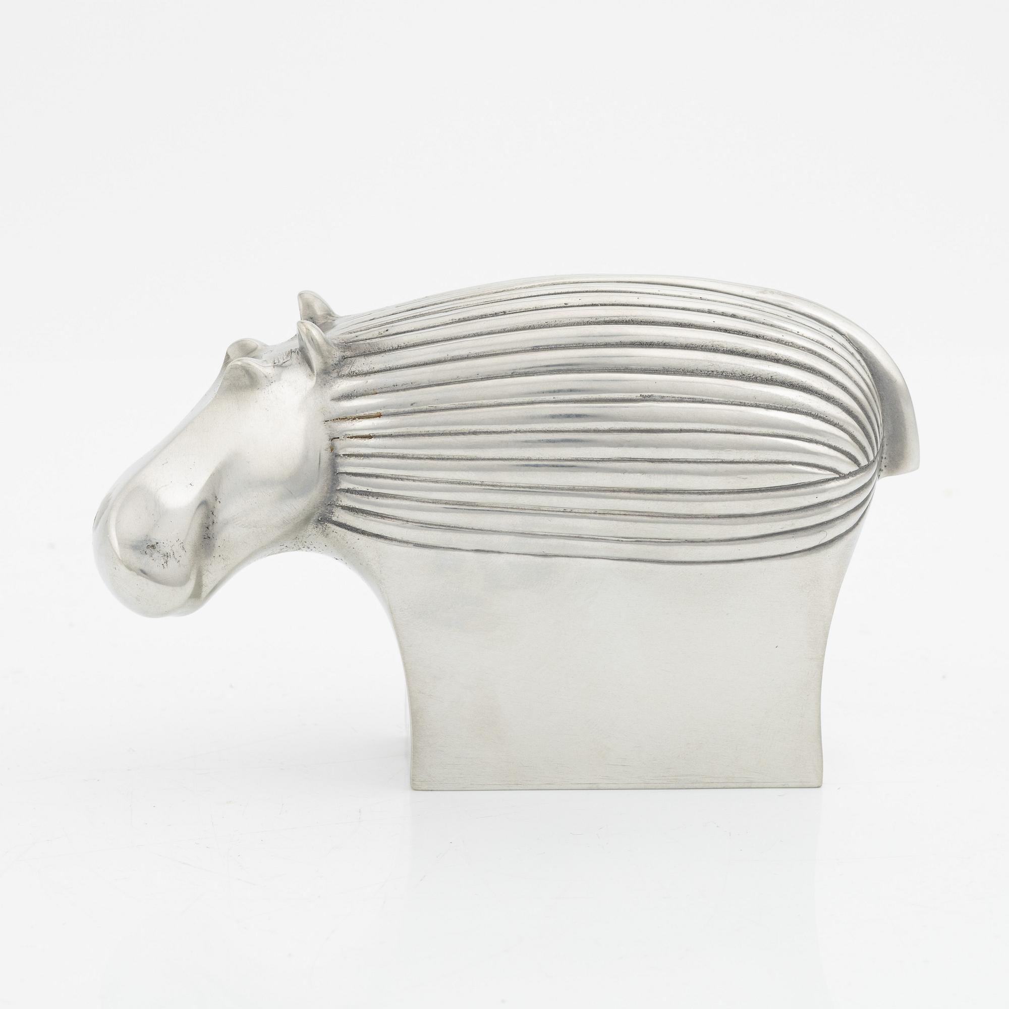 Gunnar Cyrén, a signed pewter figurine.