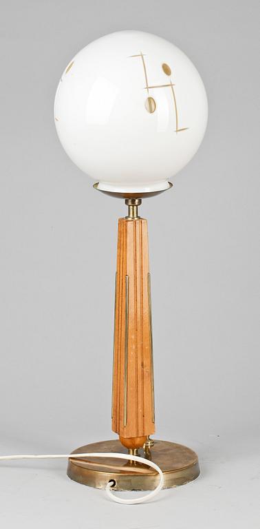 BORDSLAMPA, ART DECO, 1920/30-TAL.