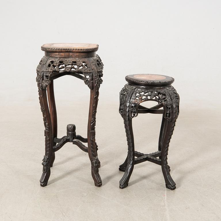 Piedestaler 2 st Kina 1900-tal.