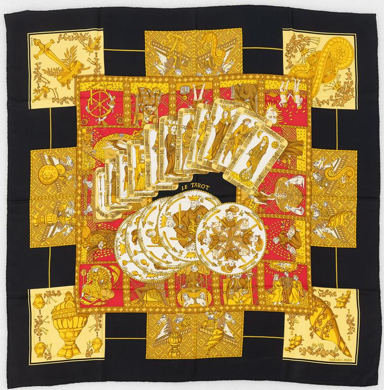 Hermès, scarf, "Le Tarot".