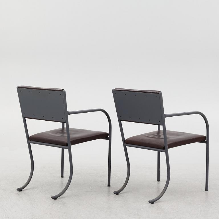 Jonas Bohlin, a pair of 'Skeppsholmen' armchairs, Jonas Bohlin Design AB.