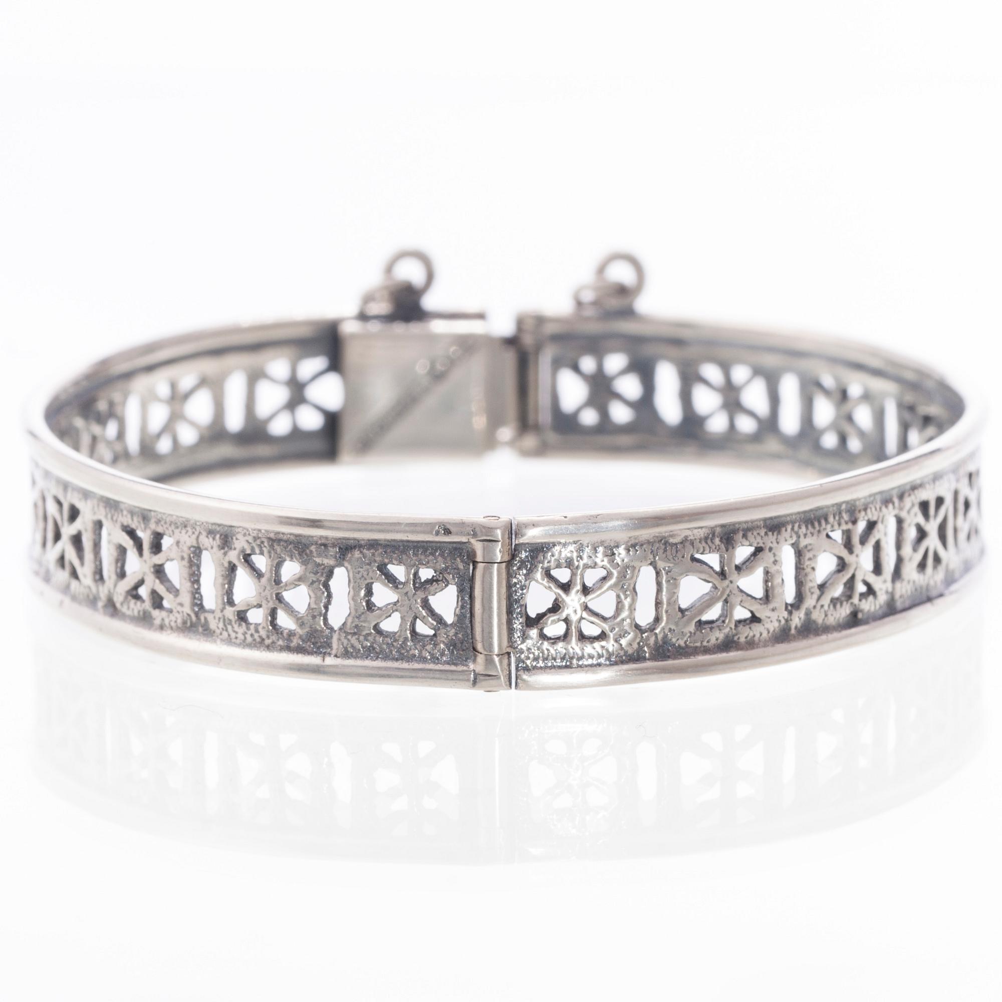 ARMBAND, silver.  Åbo 1970.