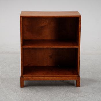 A birch veneered bookshelf, 1930's.