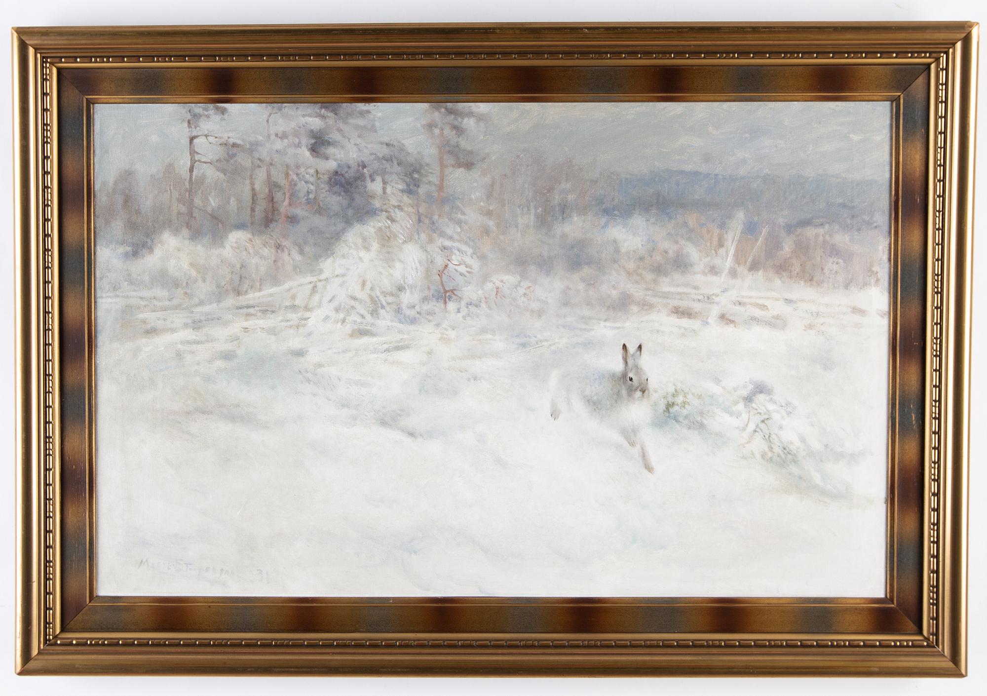 Mosse Stoopendaal, olja på duk, signerad och daterad -31.