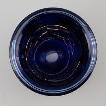 VAS, glas, "Gondoljären", ariel, Edvin Öhrström, Orrefors 1988.