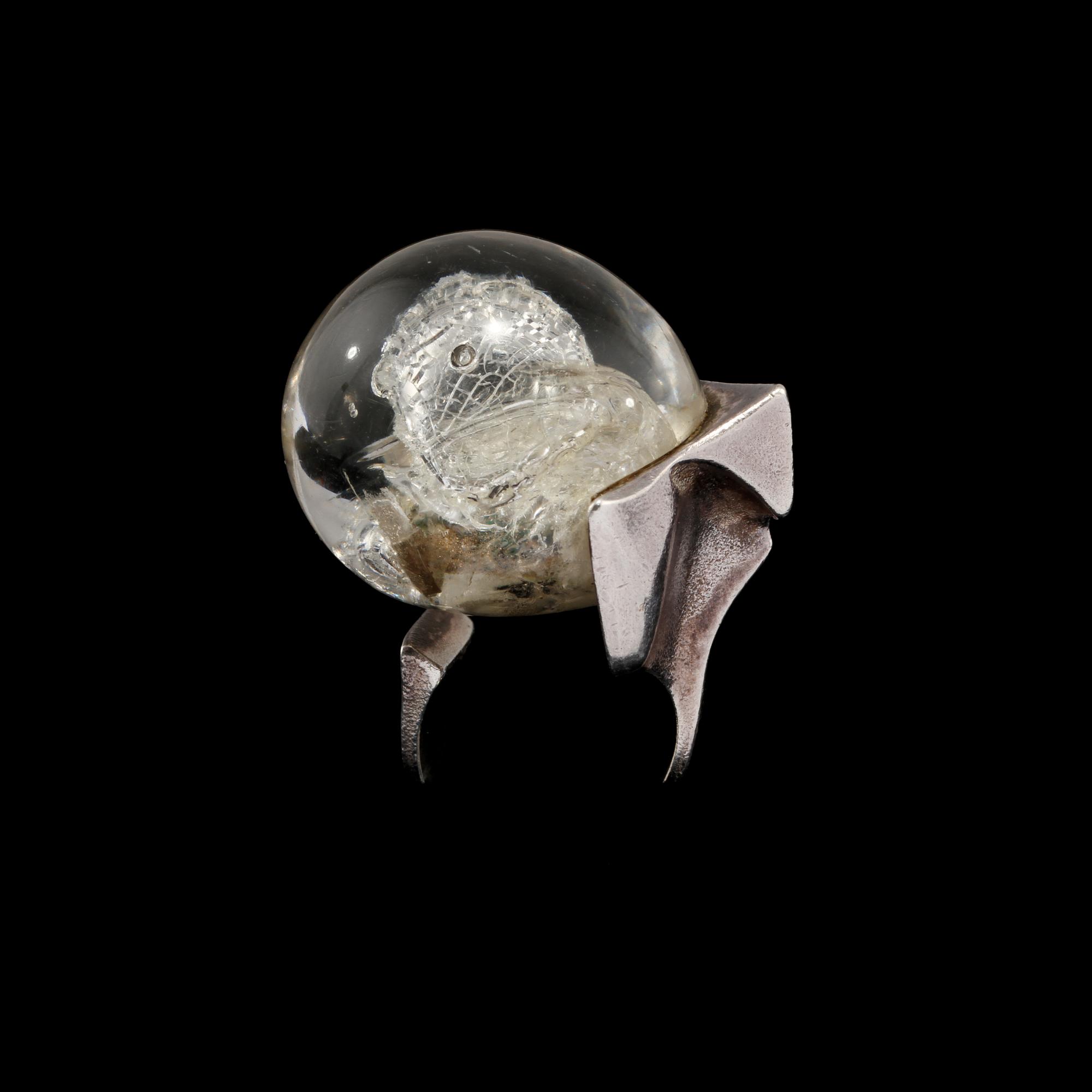 RING, sterlingsilver, "Man in The Cosmos", Björn Weckström, Lapponia, 1974. Vikt 21 g.