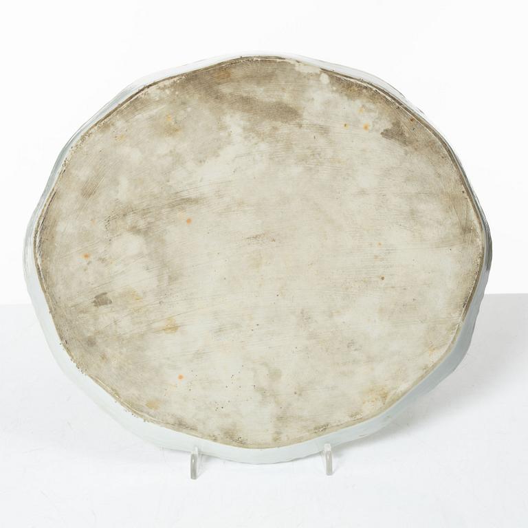 A Chinese famille rose porcelain tray, 20th century.