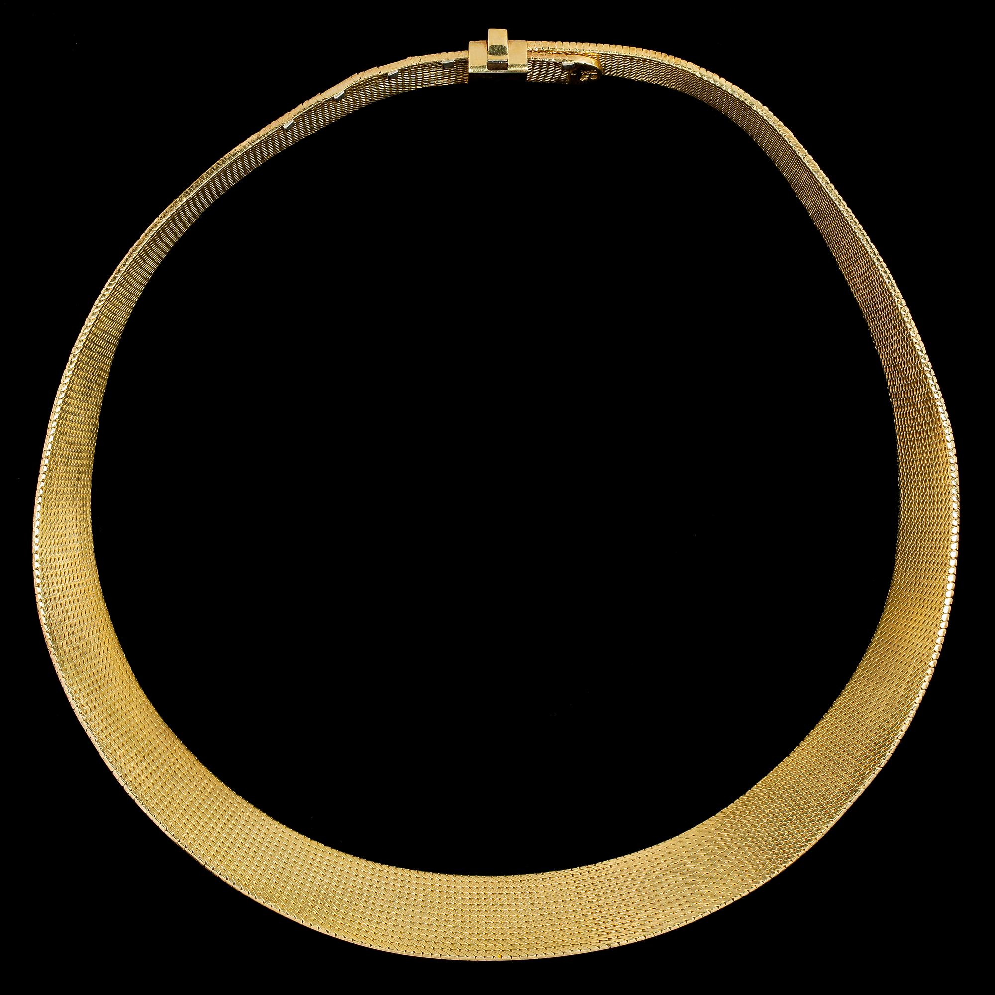 NECKLACE, adjustable size. Weight app. 100 g.