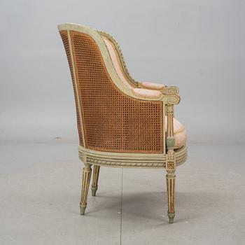 BERGERE, Louis XVI-stil. 1900-tal.