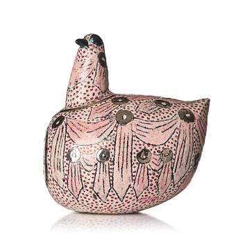 202. Birger Kaipiainen, a glazed ceramic sculpture of a bird, Arabia, Finland 1970s.