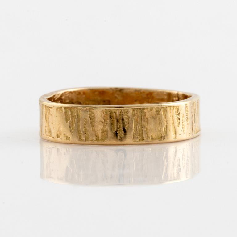 Björn Weckström, ring, 18K guld, Lapponia 1970, Finland.