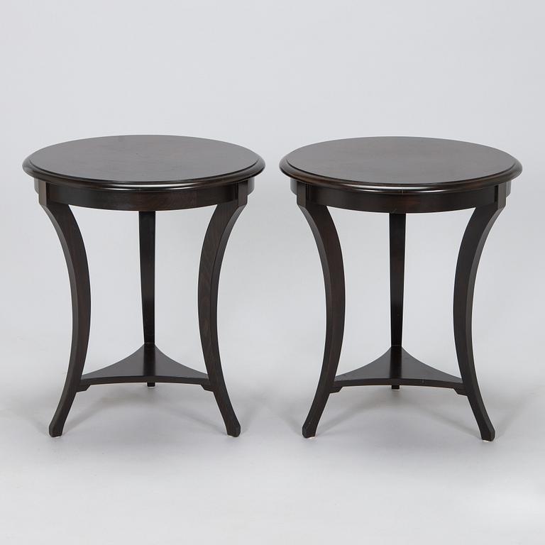 A pair of side tables, Selva, Italy, late 20th century.