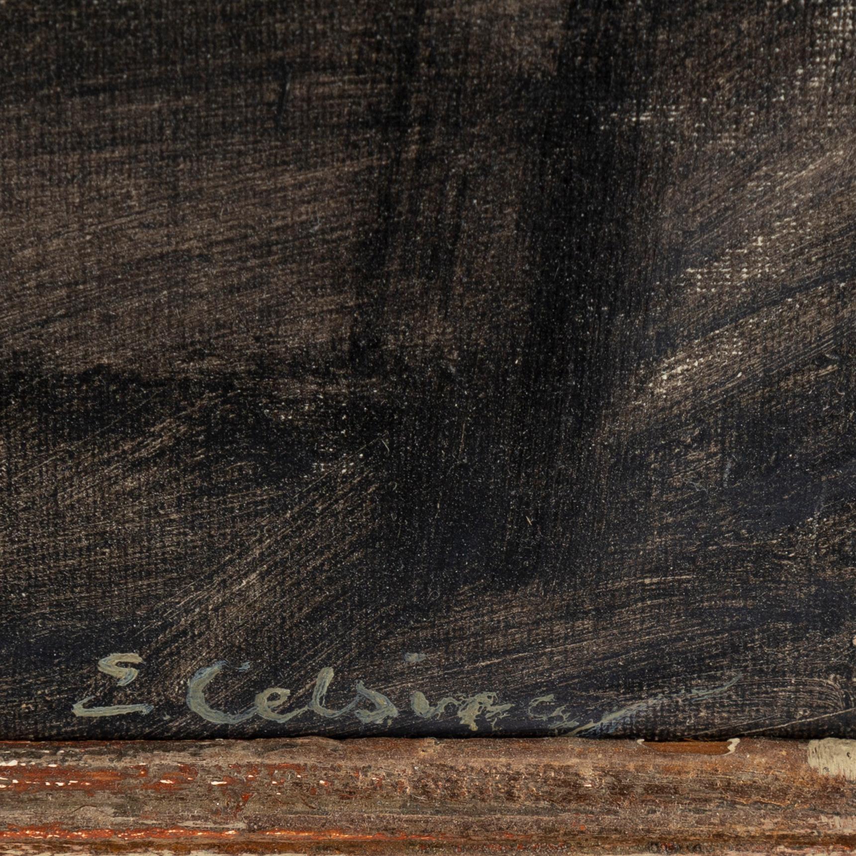 Elsa Backlund Celsing, olja på duk, signerad.