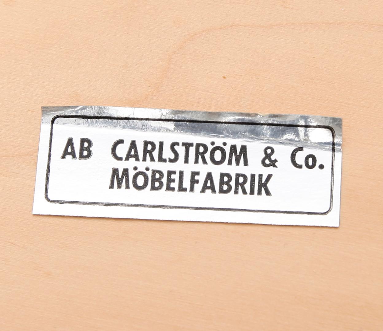 SÄNGBORD, 1 par, Carlströms & Co., 1900-talets andra hälft.
