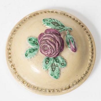 A flintware jar from Marieberg, Steen's period (1769-1788).