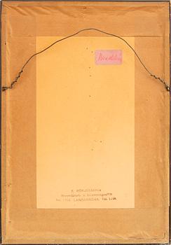 Jenny Nyström, blandteknik signerad.