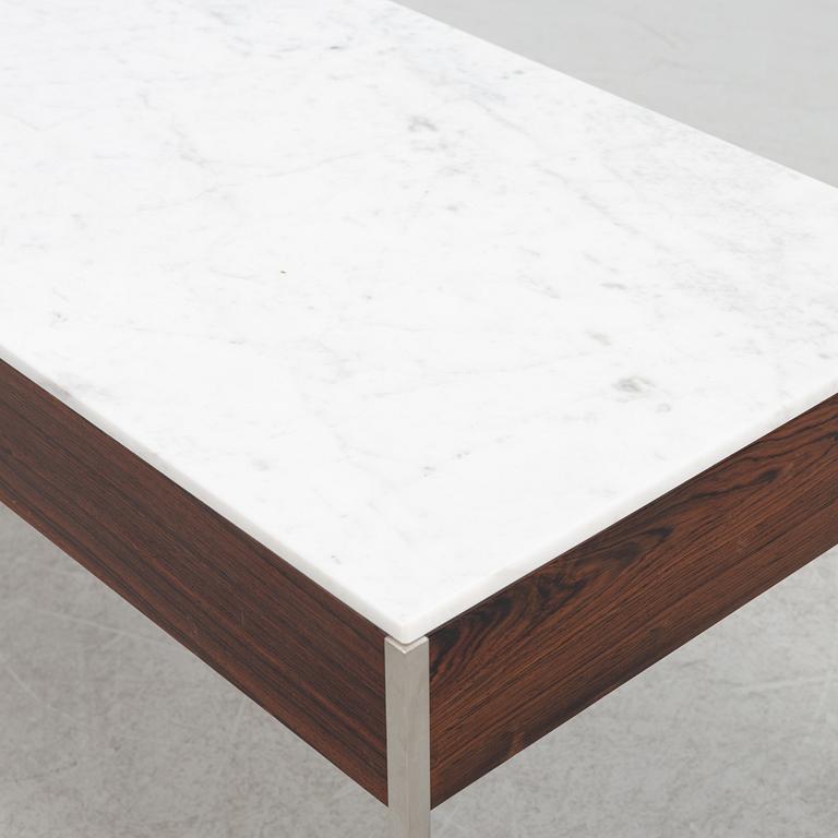 A rosewood and marble coffee table, Luxus, Vittsjö.