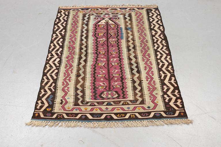 A rug, antique Anatolan Namazlyk kilim, ca 168 x 106 cm.