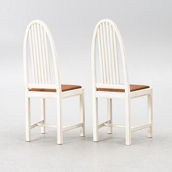 Architect Bureau Bäcklins, a pair of chairs, early 20th Century.