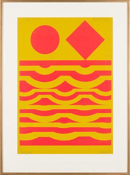 Raimo Walo, silkscreen, signed and dated -65, marked t.p.l'a 11/20.