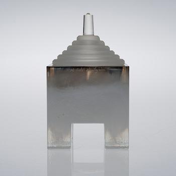 MARKKU SALO, SKRIN, glas, "Babylon", signerad M. Salo Nuutajärvi.