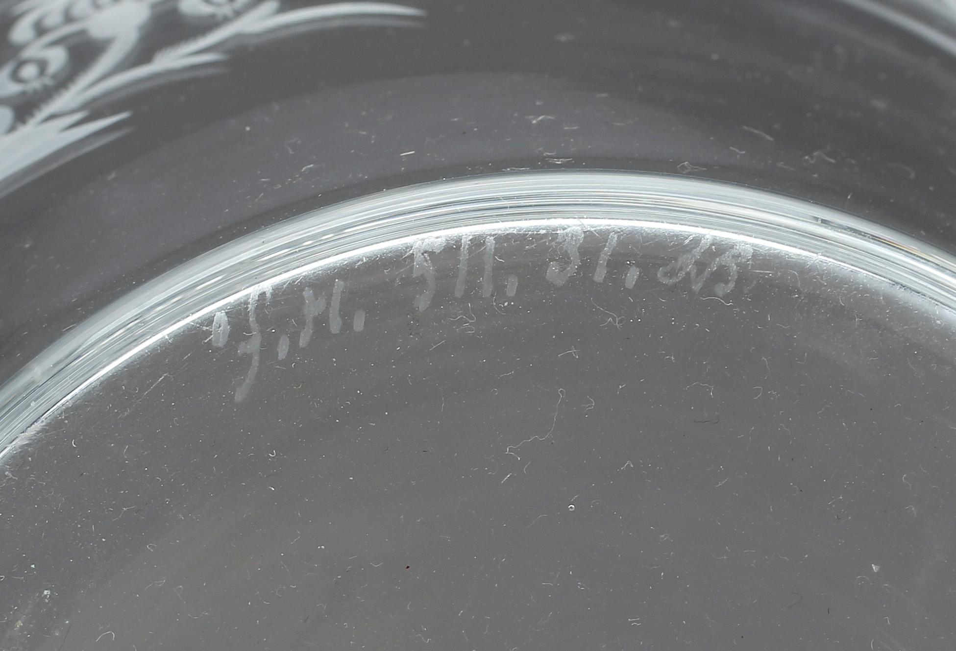 SKÅL, glas, Edward Hald, Orrefors.