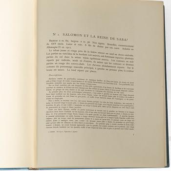 A collection of "Hanway's Travels in Persia" as well as "Tapestries with Figures from the 16th and 17th Centuries" etc.