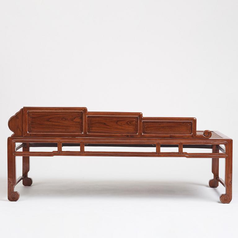 A Chinese day bed, Qing dynasty, second half of 19th century.