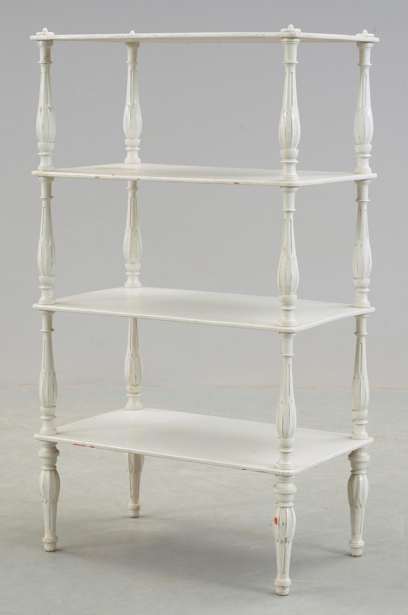 ETAGERE, gustaviansk stil, omkring 1900-talets mitt.
