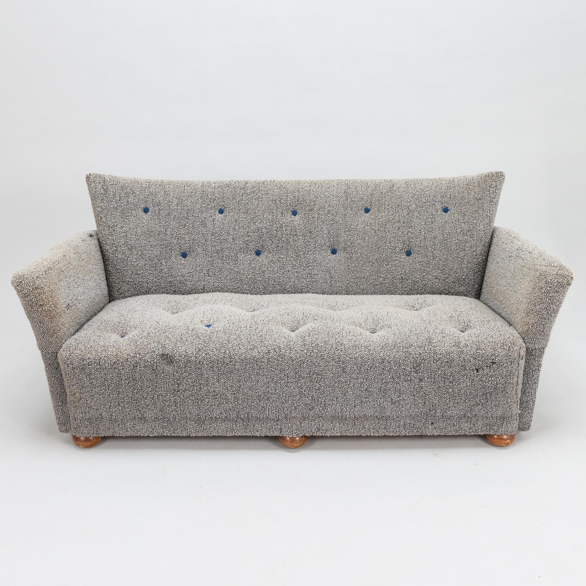 A mid-20th century sofa.