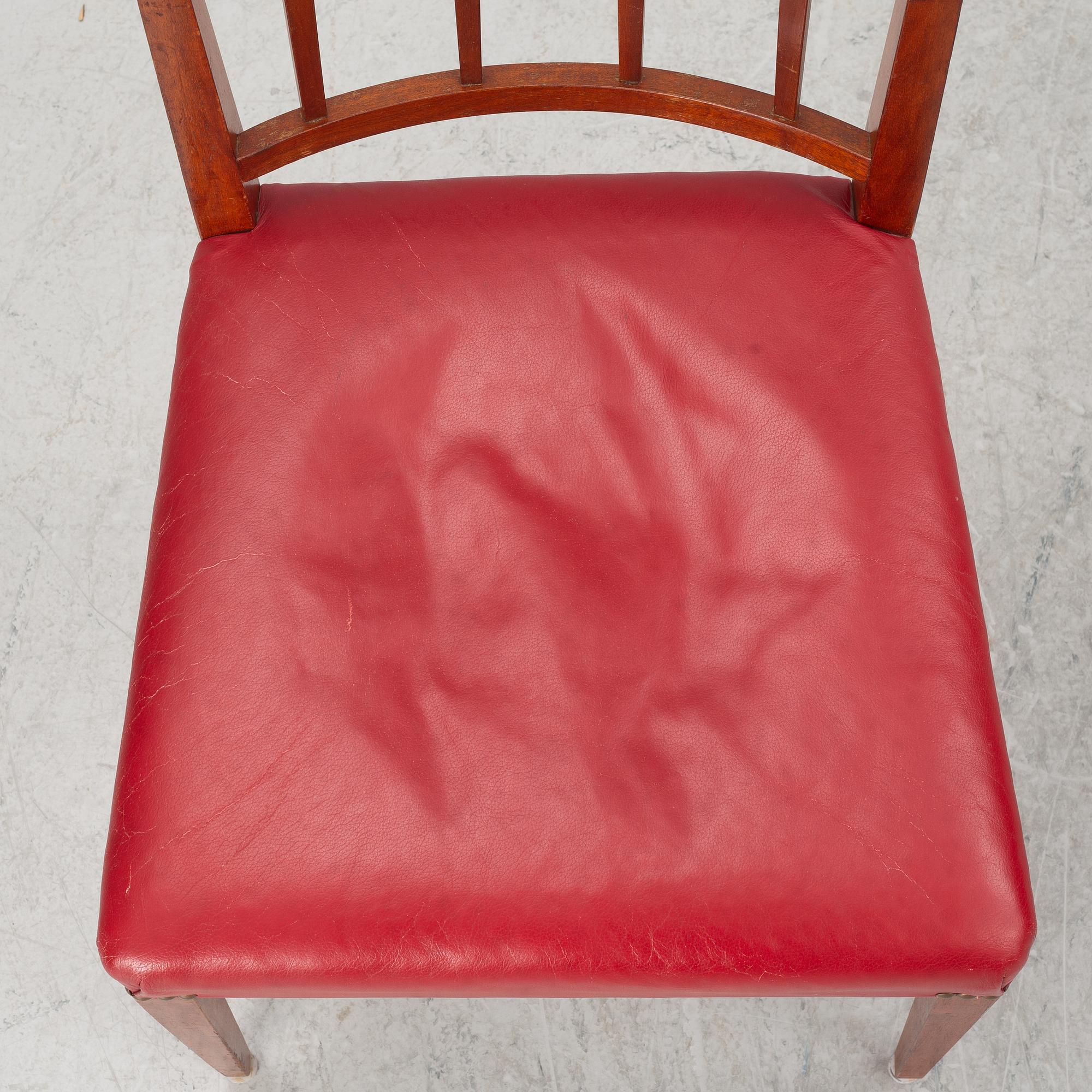 Josef Frank, six model 815 chairs, Svenskt Tenn.