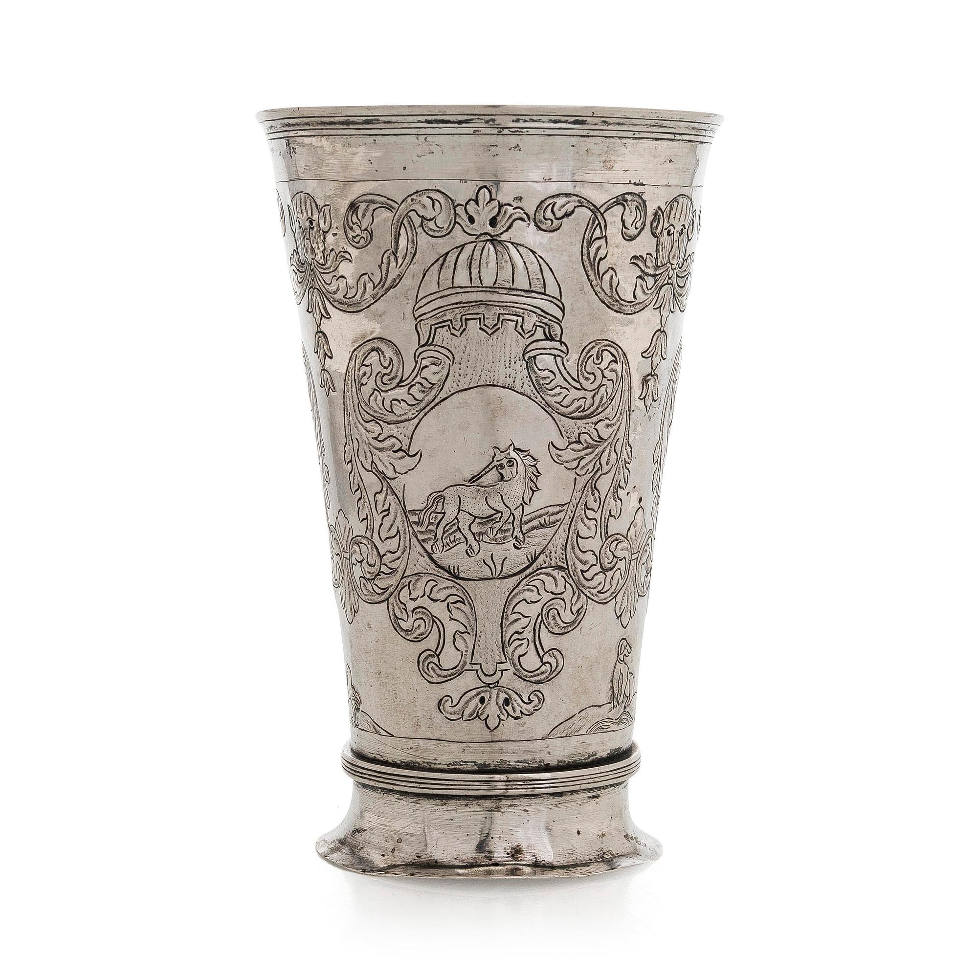 Pikari, hopea, Moskova 1743. Barokki.