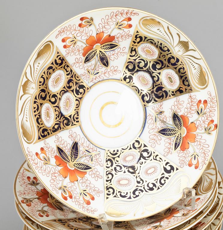 TESERVIS, 11 delar, porslin, trol Europa, 1800/1900-tal.