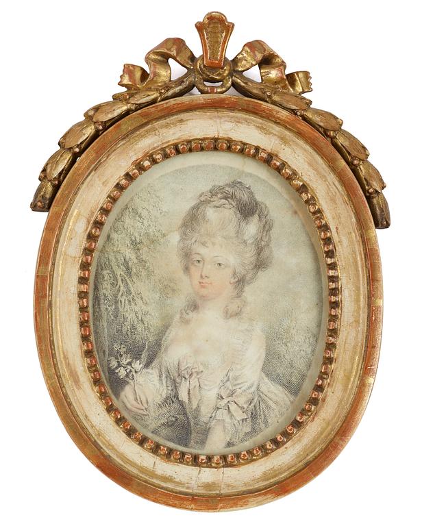 An 18/19th Century engraving with frame.