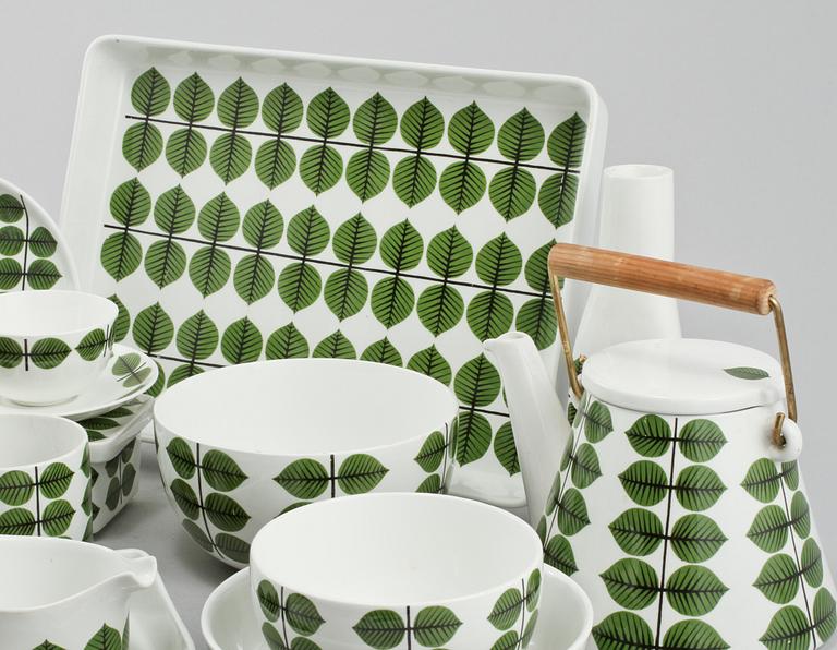 SERVISDELAR, 49 st, flintgods, "Berså", Stig Lindberg, Gustavsberg.