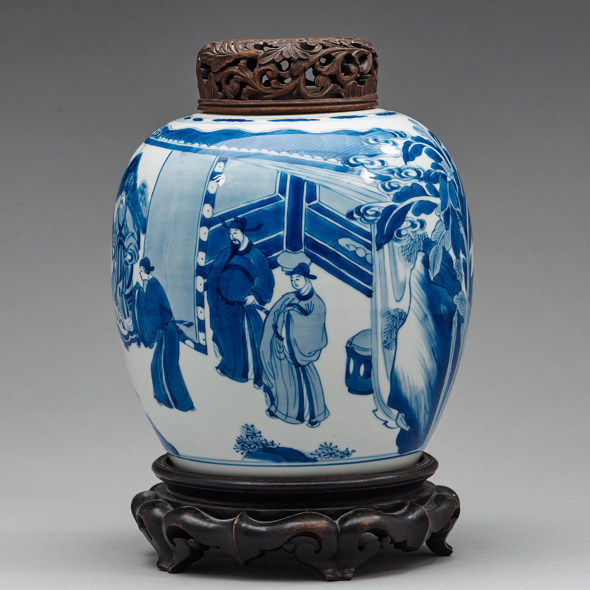 BOJAN, porslin. Qingdynastin, Kangxi (1662-1722).