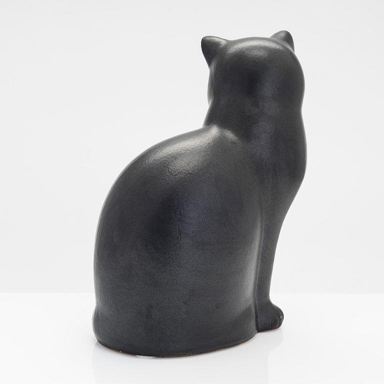 Lisa Larson, A cat figurine, K-Studio, Gustavsberg.