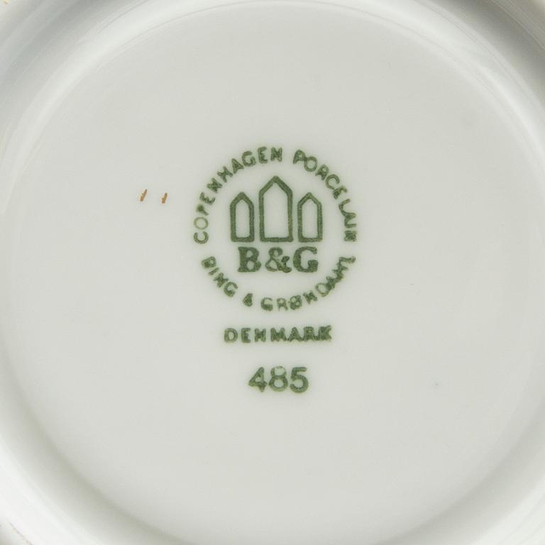 Service 13 pcs Royal Copenhagen/Bing & Grøndahl, Denmark, second half of the 20th century, porcelain.