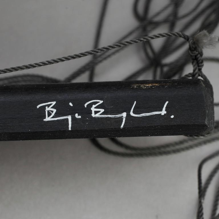 SKULPTUR, stengods, Börje Berglund, signerad på sockel. Sannolikt Gustavsberg.