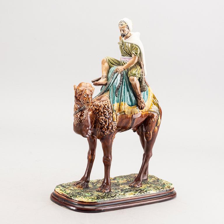 A Rörstrand majolica sculpture 1880's.