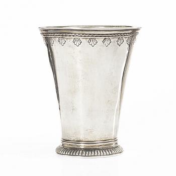 A Swedish silver beaker, late 18th century, possibly H Scharén, Marstrand.
