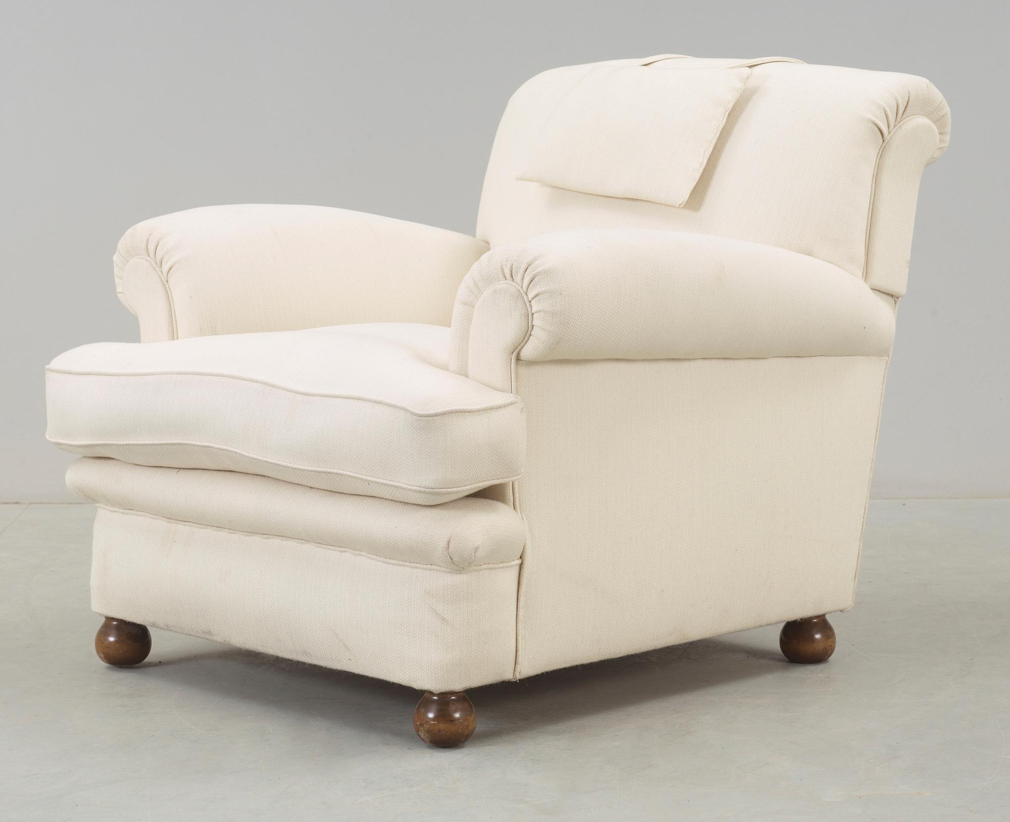 FÅTÖLJ, modell 336, Josef Frank för Firma Svenskt Tenn.