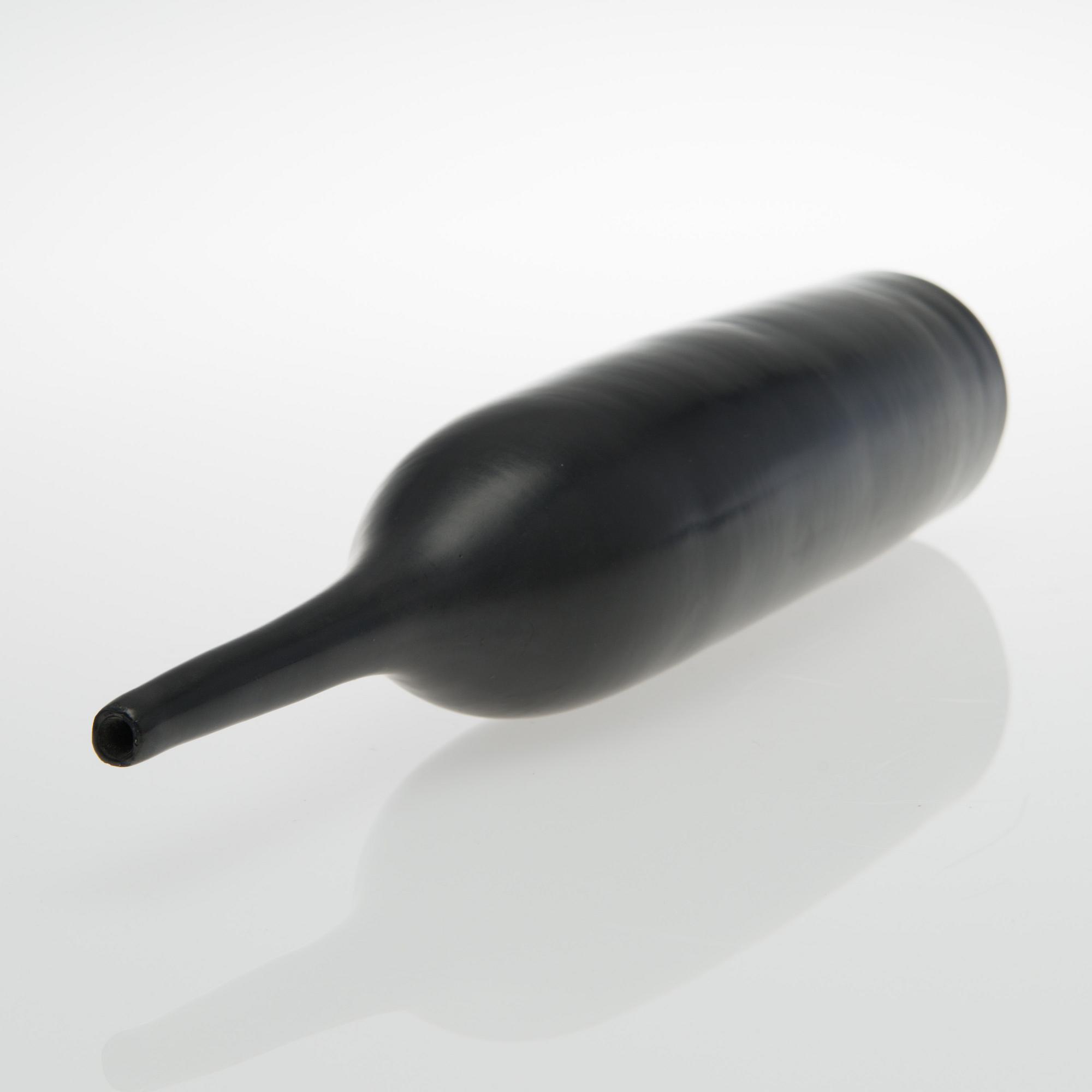 GEORGES JOUVE, KERAMIIKKAMALJAKKO. Black bottle. Sign. 1950-luvun loppu.