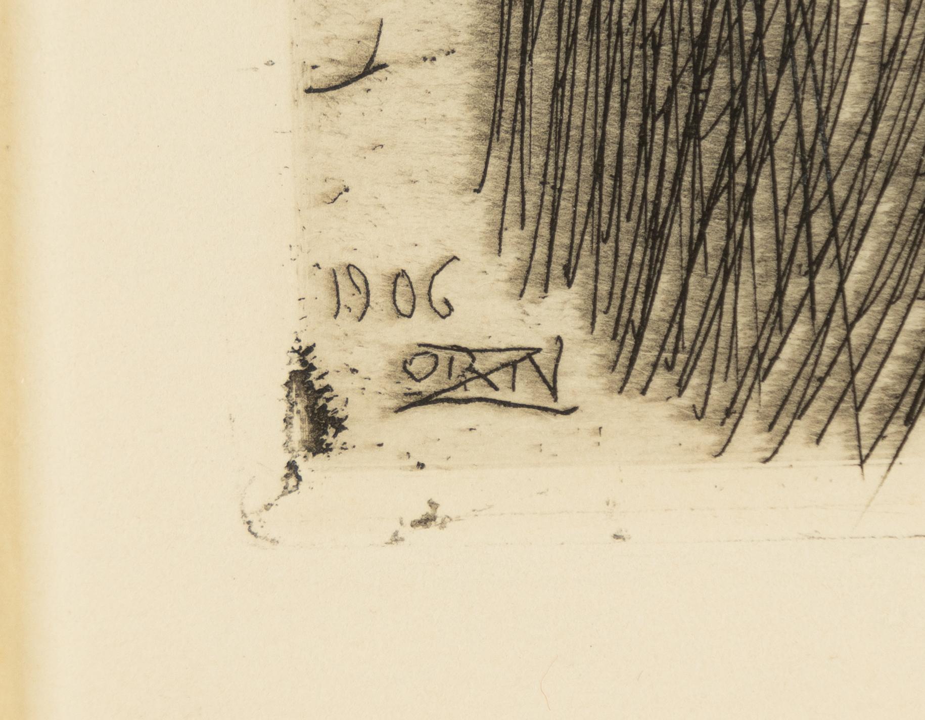 Anders Zorn, "Auguste Rodin".