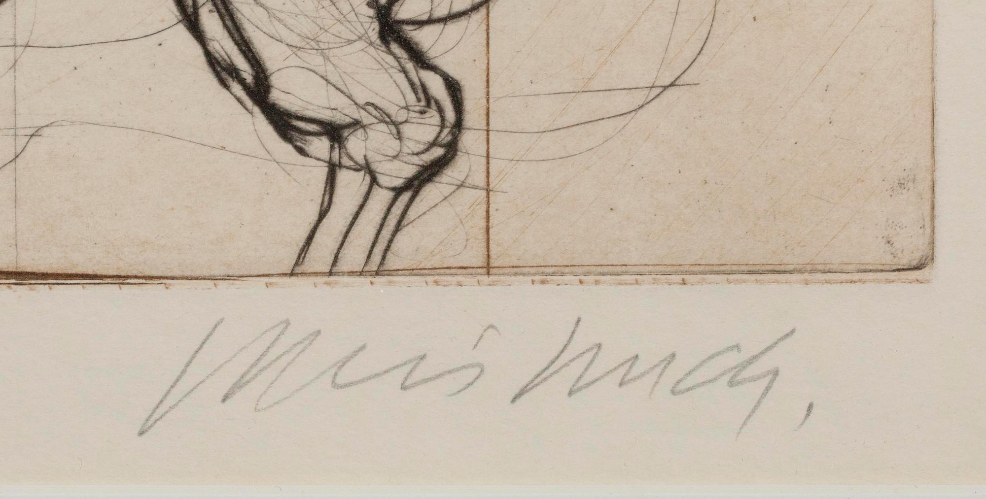 CLAUDE WEISBUCH, litografi, signerad samt numrerad 96/200.