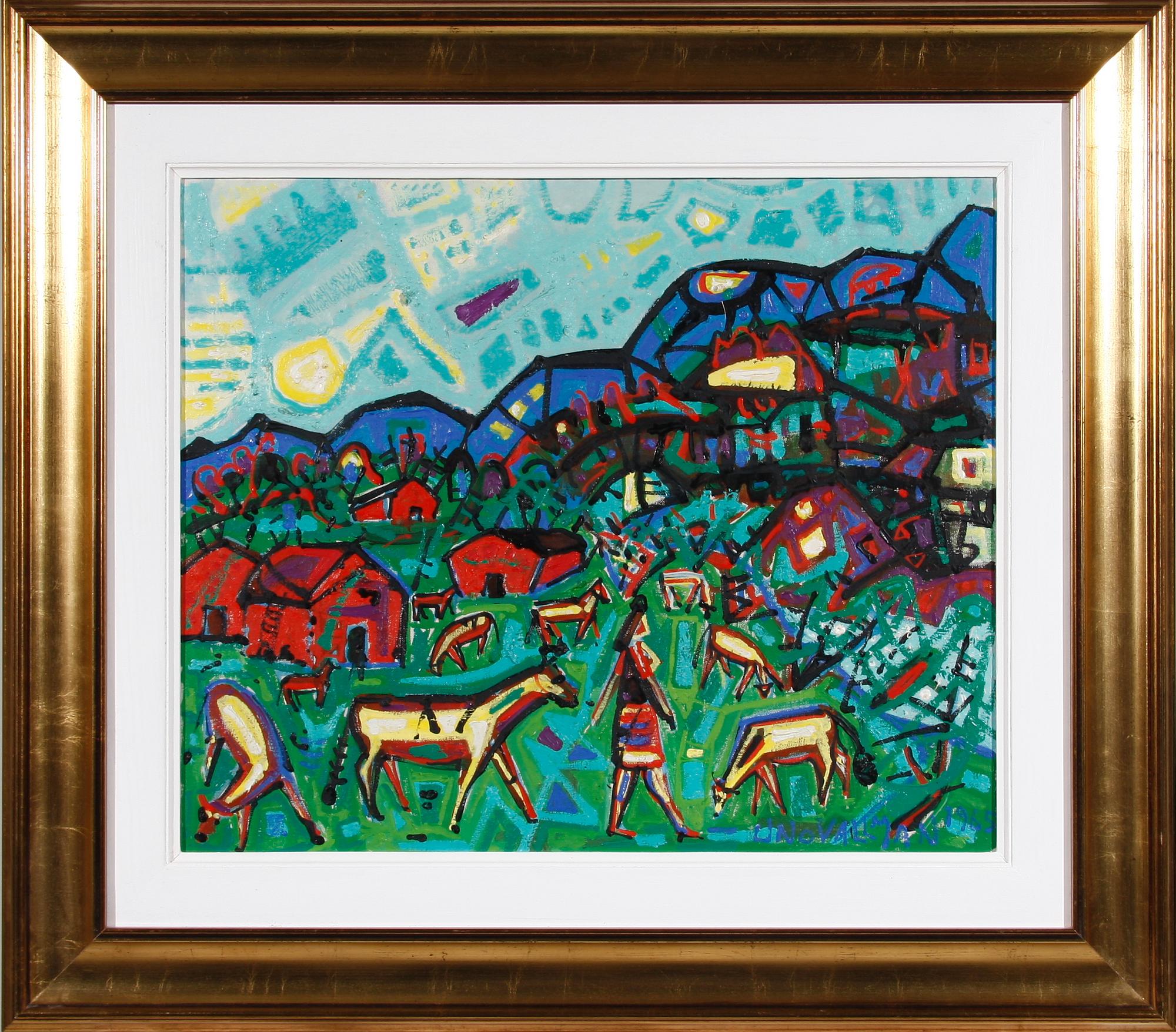 UNO VALLMAN, olja på duk, sign o dat 1965.