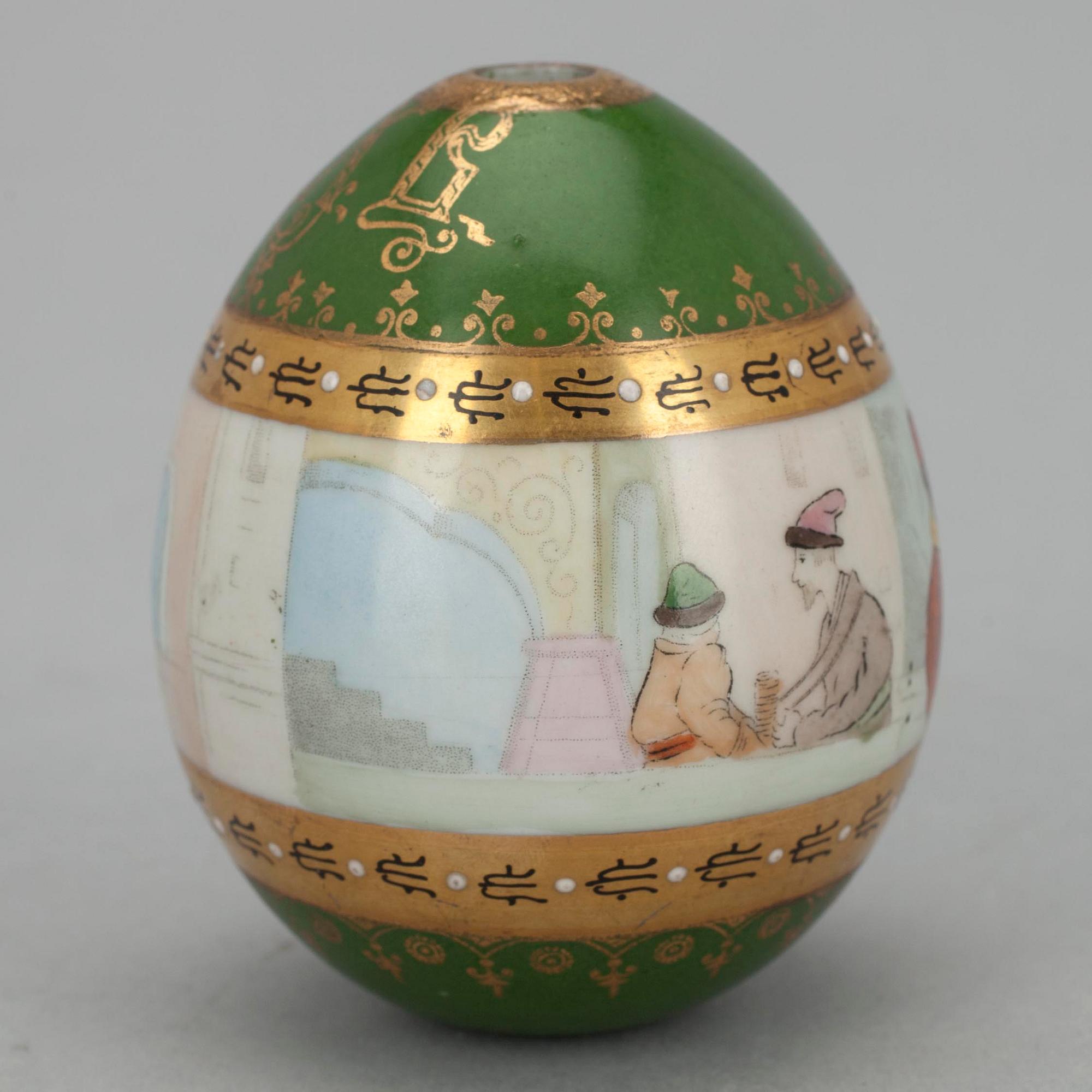 PÅSKÄGG, porslin, sannolikt Kuznetsov, 1900-talets början.