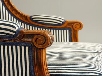 BERGERE, gustaviansk stil, 1900-tal.