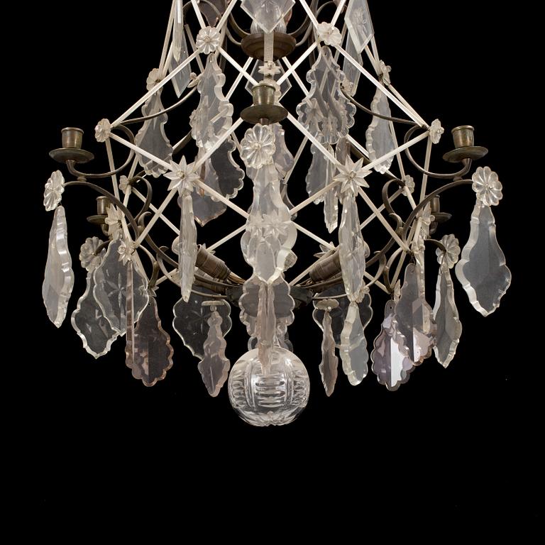 a rococo-style chandelier from the first half of the 20th century.