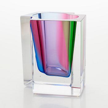 Helena Tynell, a glass vase, signed Helena Tynell Riihimäen Lasi Oy.